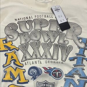 Unisex Cream Super Bowl Graphic Shirt